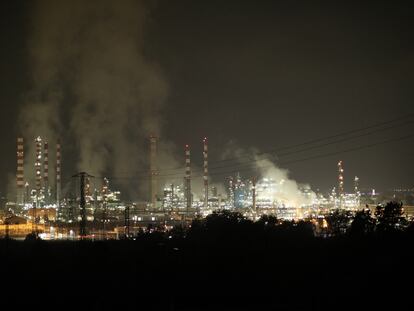 Imagen del polígono norte de la petroquímica de Tarragona.