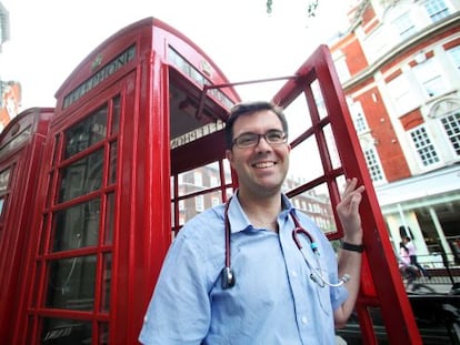 Sergi Ortiz-Alinque, a family doctor who works in London, has no immediate plans to return: &quot;There is no sign from the government that it wants to improve things.&quot;