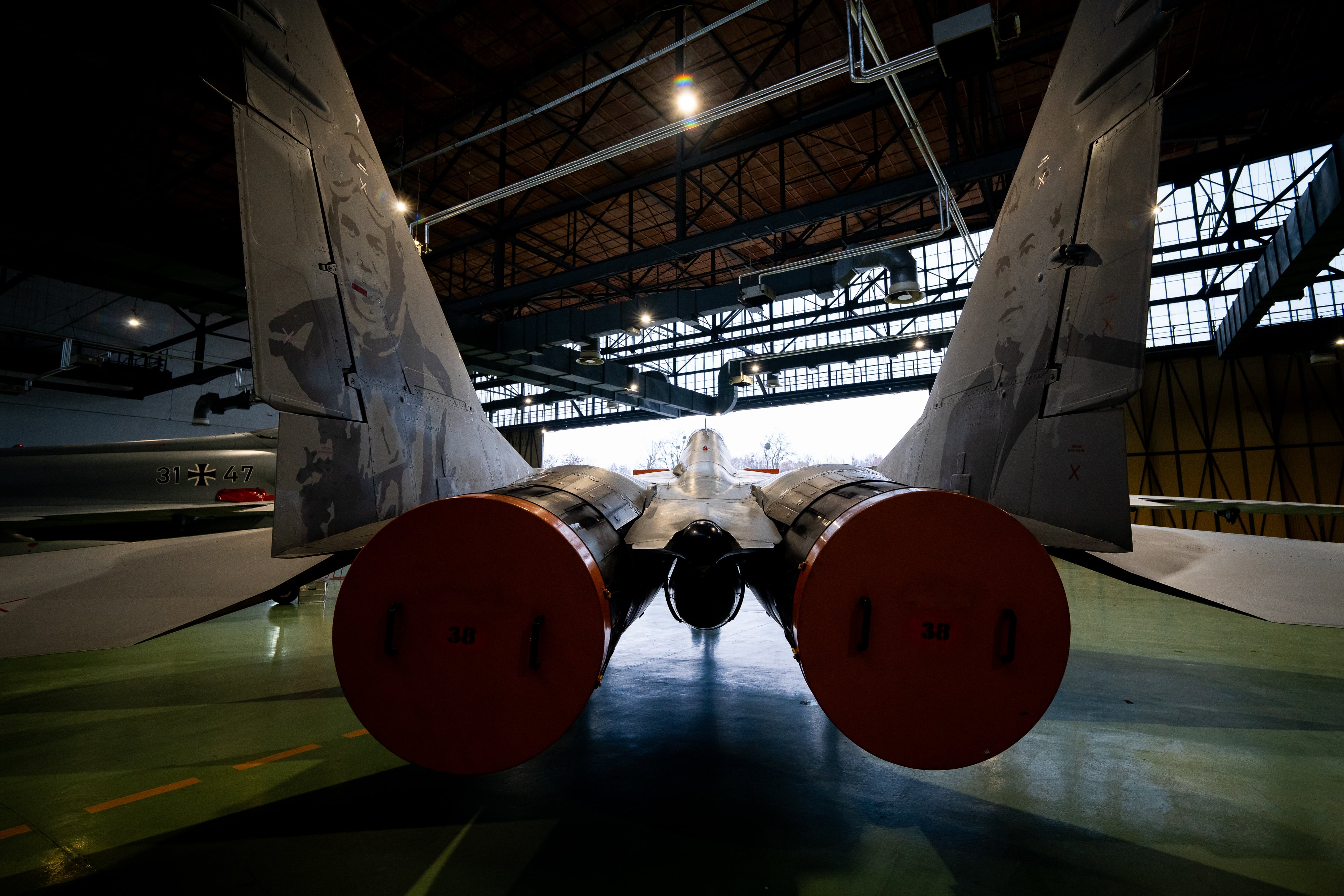 Un MIG 29 del ejército del aire polaco en diciembre de 2025.