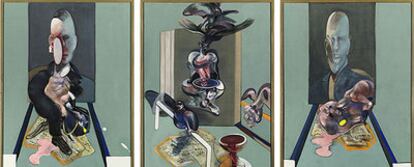 <i>Tríptico </i>(1976), la obra de Francis Bacon vendida en Sotheby&#39;s de Nueva York por  55,8 millones de euros: el arte contemporáneo de alta gama goza de buena salud.