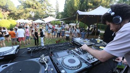 Un momento de la jornada m&uacute;sico gastron&oacute;mica de este s&aacute;bado en los Jardines de Pedralbes