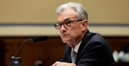 El presidente de la Fed, Jerome Powell, en una pasada comparecencia en el Congreso de EE UU