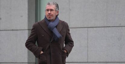 Granados, tras declarar en la Audiencia el 12 de febrero de 2018.