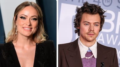 La actriz y directora Olivia Wilde y el cantante Harry Style.