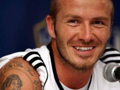 Imagen de archivo del exfutbolista británico David Beckham. EFE/Archivo