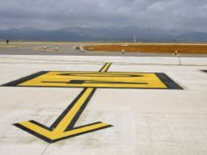 Vista de una de las pistas auxiliares del aeropuerto de Castellón. EFE/Archivo