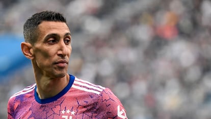 Ángel Di María durante un partido con el Club Juventus, en abril de 2023 en Reggio Emilia, Italia.