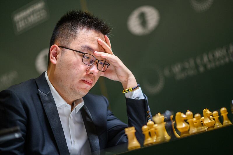 El chino Yi Wei, en el Torneo de Candidatos de Peyia (Chipre)