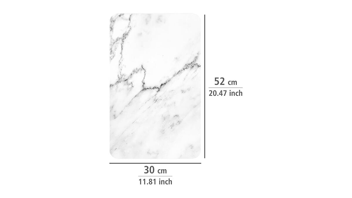 Dimensiones: 30 x 1,8-5,5 x 52 cm cada una.