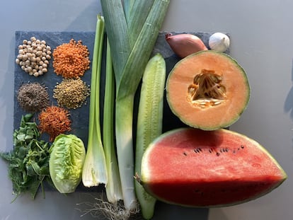 Ingredients for a scent landscape of an ancient Egyptian garden.