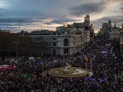 Manifestación del 8-M en Madrid, el pasado marzo.
