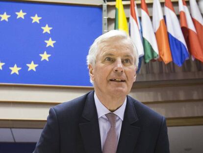 Michel Barnier, en el Comit&eacute; Europeo de las Regiones.