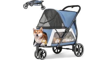 Cochecito para perros medianos y grandes.