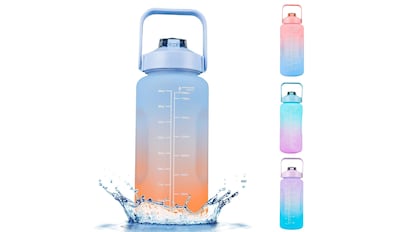 Es una botella que presenta un agarre muy cómodo gracias a su diseño y a su asa ubicada en la parte superior.