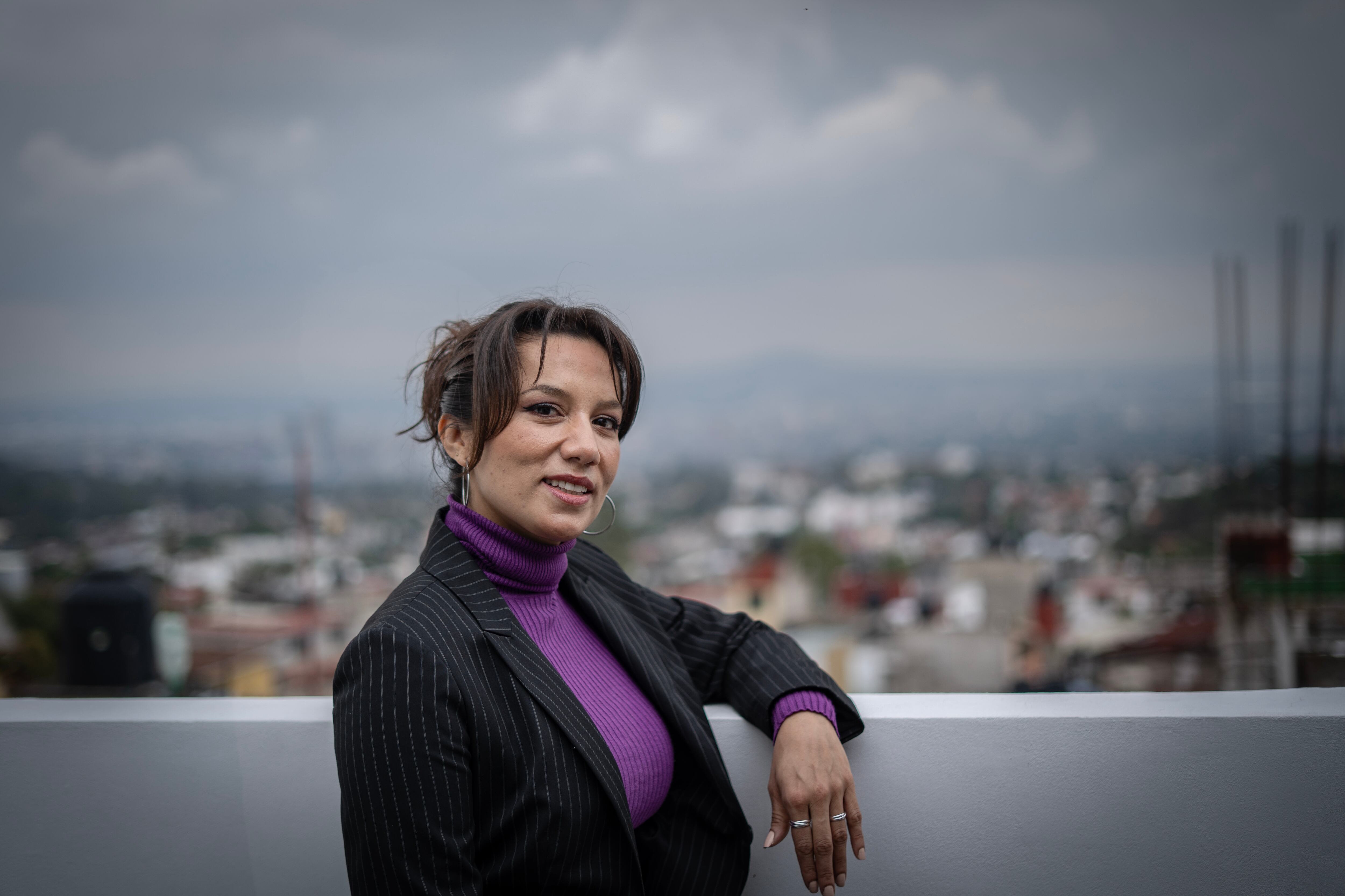 Brenda Quevedo, en su casa en Ciudad de México, el 18 de junio.
