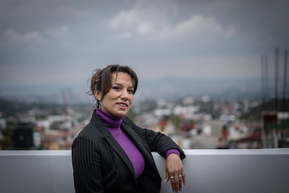 Brenda Quevedo, en su casa en Ciudad de México, el 18 de junio.
