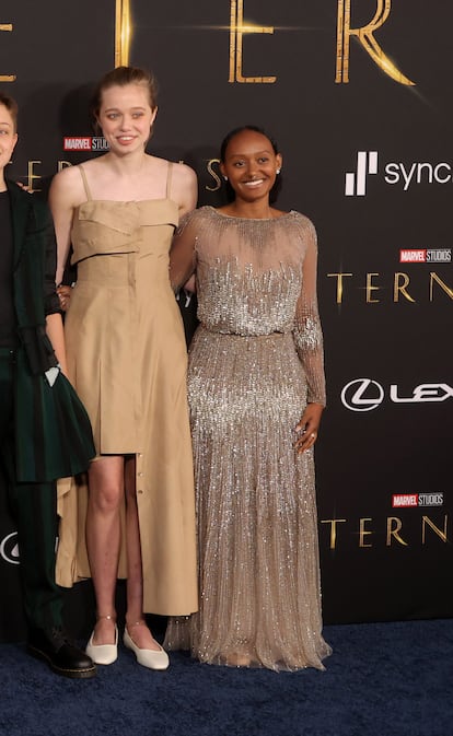 In 2021, her daughter Zahara Jolie-Pitt rescued it from her mother’s closet to accompany her to the premiere of the film 'Eternals.'