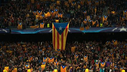 Estelades al Camp Nou.