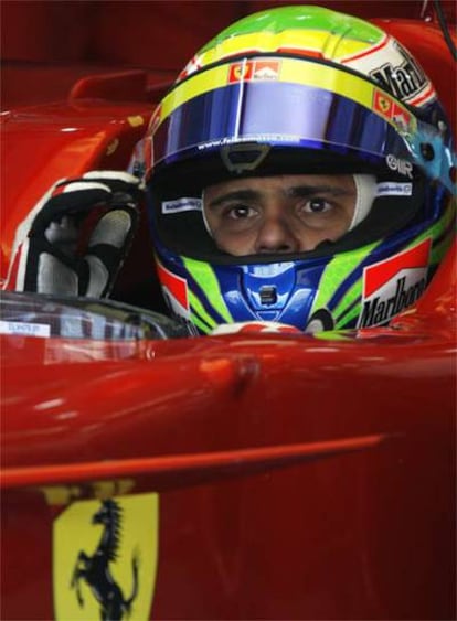 Felipe Massa, durante los entrenamientos de Bahrain