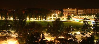 Lleida de noche.