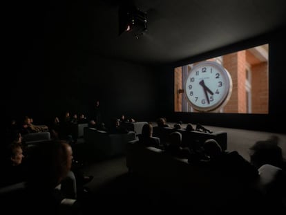 Proyección de 'The Clock', de Christian Marclay.