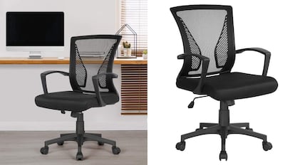 Entre las ofertas de primavera de Amazon se puede encontrar esta silla de escritorio con soporte lumbar transpirable.