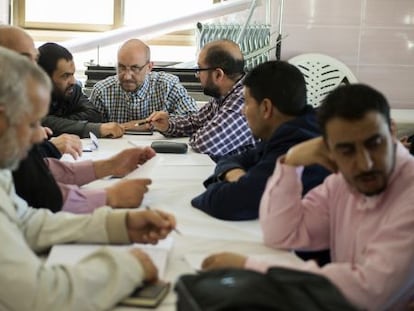 Curso de retórica árabe para imanes, impartido la semana pasada en el municipio valenciano de L’Alcúdia.