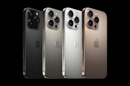 Gama de colores de los nuevos iPhone 16 Pro