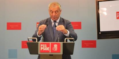 El secretario general de los socialistas gallegos, Manuel 'Pachi' Vázquez