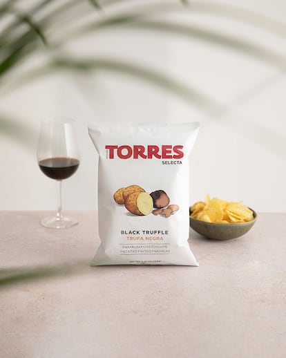 Las patatas sabor a trufa negra son las más vendidas en EE UU. Imagen proporcionada por la empresa.