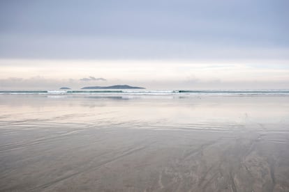 Playa de A Lanzada en O Grove, Pontevedra.