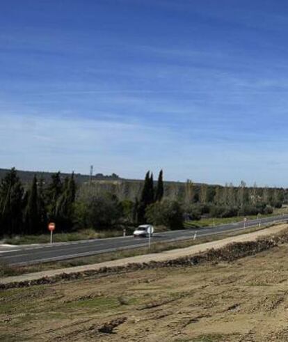 Un tramo de la Autov&iacute;a del Olivar.