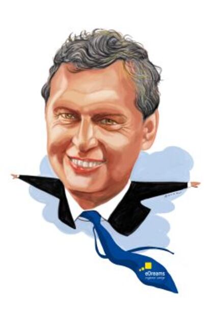 Caricatura de Javier Pérez-Tenessa, consejero delegado de eDreams Odigeo