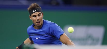 Nadal, durante el partido de cuartos frente a Dimitrov. 