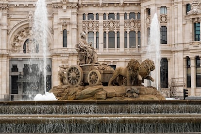 Imagen de archivo de la fuente de Cibeles, en Madrid.