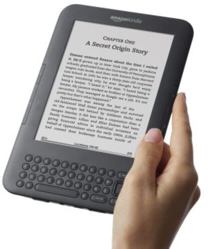 El lector Kindle.