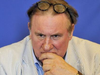 El actor Gerard Depardieu.