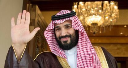 Mohamed bin Salman, el pasado abril en Riad.