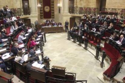 Un momento de un pleno en Gernika.