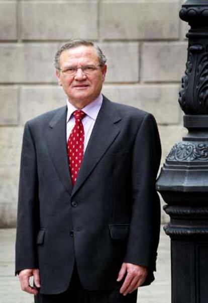 Emilio La Parra López, director de la Biblioteca Virtual " Miguel de Cervantes" de la Universidad de Alicante, en Barcelona.