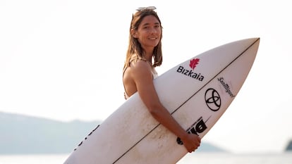 Garazi Sánchez, en una playa de Oaxaca (México), en una imagen cedida por ella.