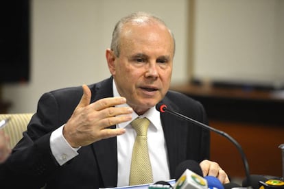 Guido Mantega, ex-ministro da Fazenda, em imagem de arquivo, de agosto de 2014. 