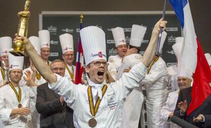 El chef chef Thibaut Ruggeri, ganador del Bocuse d'Or 2013.