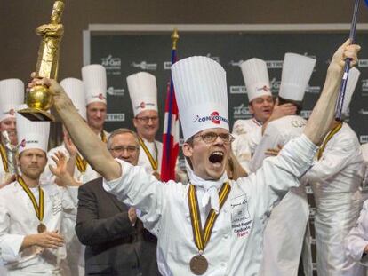 El chef chef Thibaut Ruggeri, ganador del Bocuse d'Or 2013.