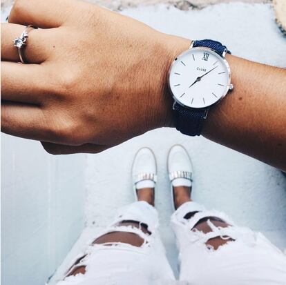Imagen del Instagram de Dulceida en la que hace publicidad de un reloj.