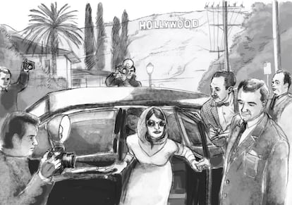 Una viñeta del 'storyboard' de 'La reina de España', obra de Clara León.