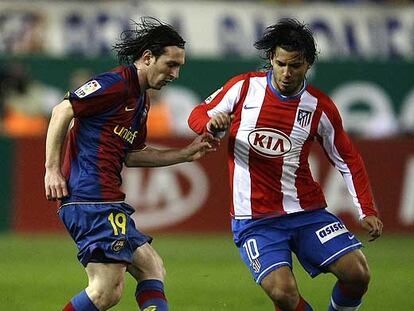 Messi y Agüero, en la pasada Liga.