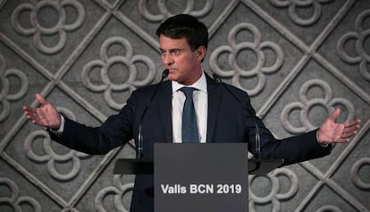 Manuel Valls, candidato a la alcaldía de Barcelona.