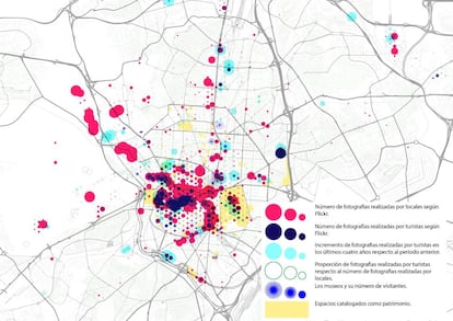 Uno de los mapas del 'Atlas de la Turistificación'.