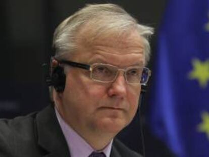 El vicepresidente económico de la Comisión Europea (CE), Olli Rehn. EFE/Archivo